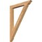 Ekena Millwork Traditional Traditional Smooth Bracket, Western Red Cedar, 3 1/2"W x 32"D x 44"H BKT04X32X44TRA01SWR - alternate 1